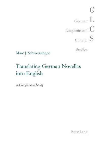 Produktbild: Translating German Novellas into English