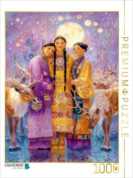 Produktbild: CALVENDO Puzzle Folklorekleidung der norwegischen Ureinwohner | 1000 Teile Lege-Gr&ouml;&szlig;e 64x48cm Foto-Puzzle f&uuml;r gl&uuml;ckliche Stunden