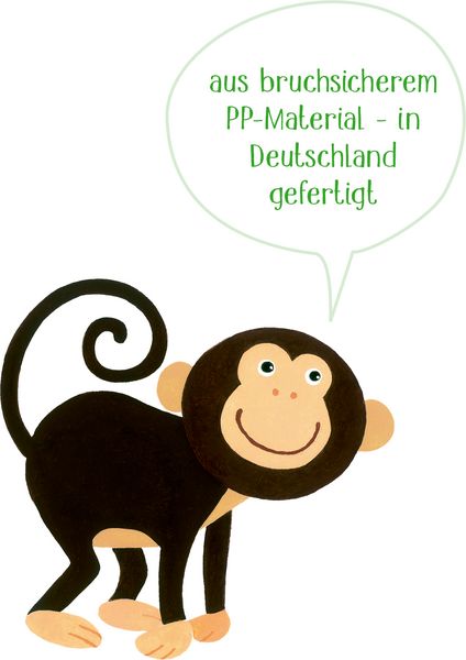 Produktbild: Teller Affe - Freche Rasselbande