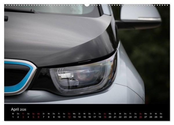 Produktbild: BMW i3 (hochwertiger Premium Wandkalender 2026 DIN A2 quer), Kunstdruck in Hochglanz