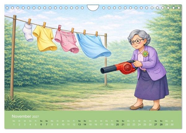 Produktbild: Ich bin noch nicht fertig - Oma Edition (Wandkalender 2027 DIN A4 quer), CALVENDO Monatskalender