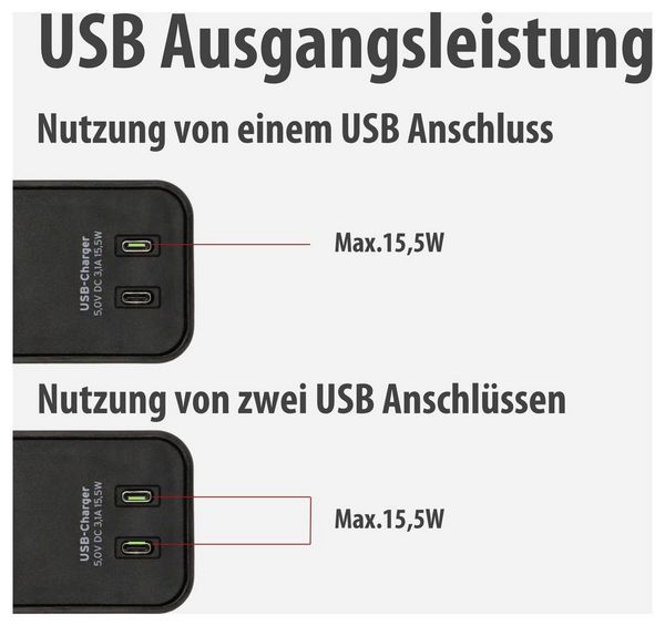 Produktbild: Brennenstuhl 1153240106 Steckdosenleiste mit Schalter Schwarz Schutzkontakt 1 St.