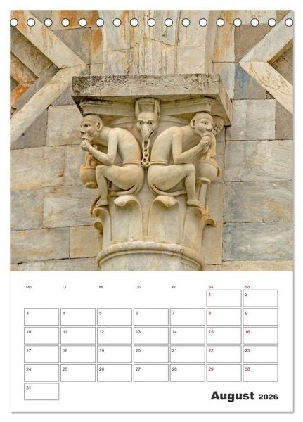 Produktbild: Pisa - Reiseplaner (Tischkalender 2026 DIN A5 hoch), CALVENDO Monatskalender