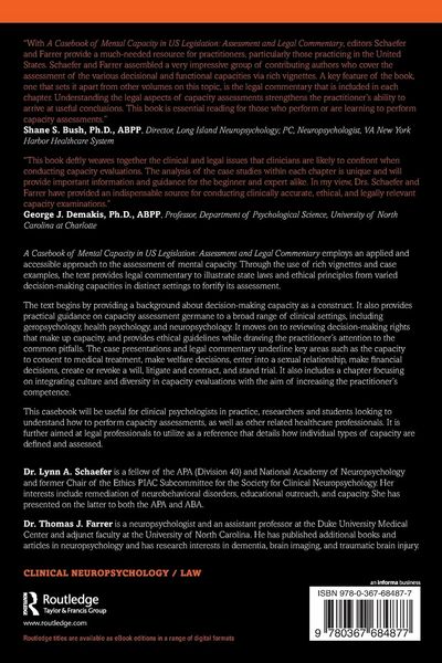 Produktbild: A Casebook of Mental Capacity in US Legislation