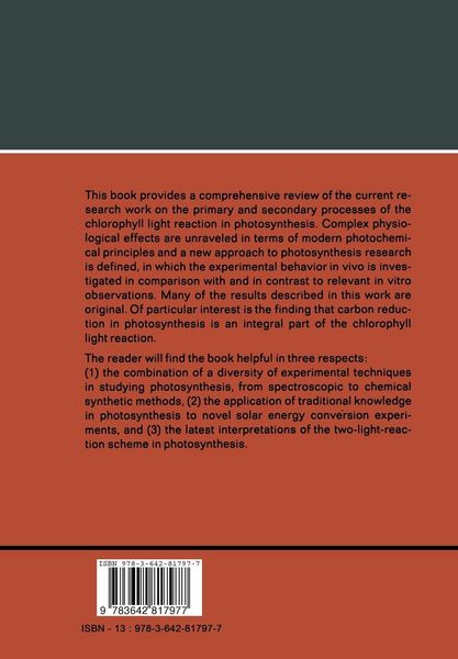 Produktbild: Light Reaction Path of Photosynthesis