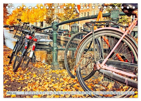 Produktbild: Stadtfahrrad (Tischkalender 2026 DIN A5 quer), CALVENDO Monatskalender