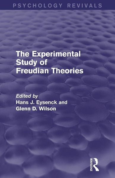 Produktbild: The Experimental Study of Freudian Theories