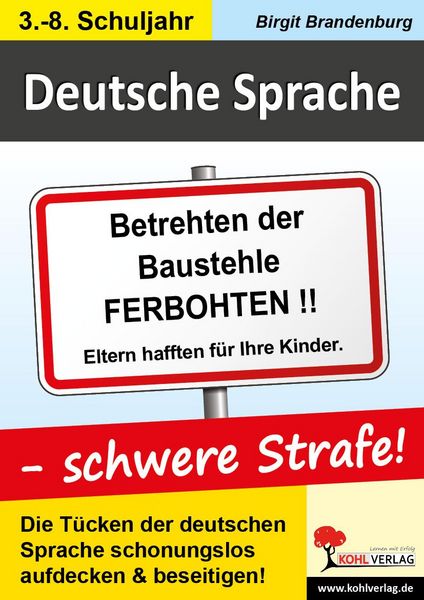 Produktbild: Deutsche Sprache - schwere Strafe!