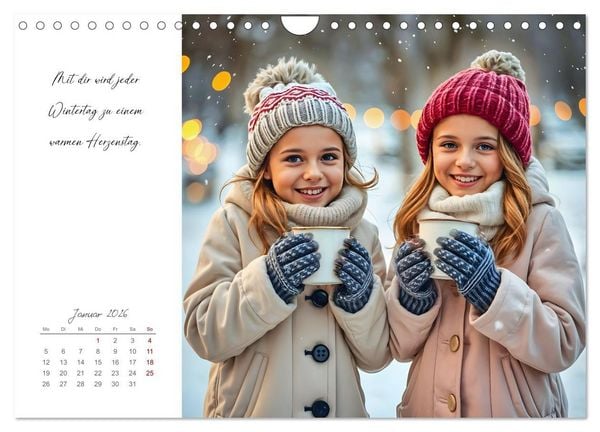 Produktbild: Schwesterzeit - Mit dir ist jeder Tag besonders (Wandkalender 2026 DIN A4 quer), CALVENDO Monatskalender