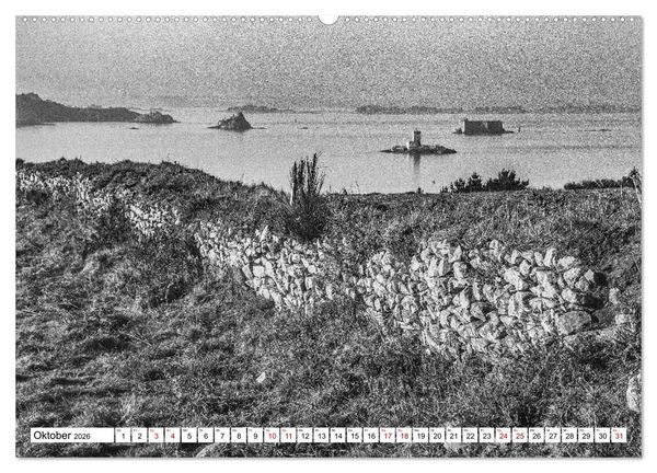 Produktbild: Bretagne Mythen und Steine (hochwertiger Premium Wandkalender 2026 DIN A2 quer), Kunstdruck in Hochglanz