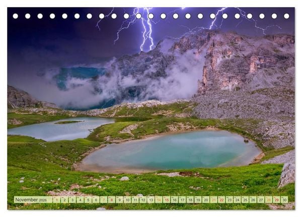 Produktbild: Wandern - die Welt erwartet Dich (Tischkalender 2026 DIN A5 quer), CALVENDO Monatskalender