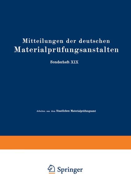 Produktbild: Mitteilungen der deutschen Materialpr&uuml;fungsanstalten