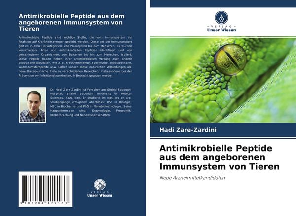 Antimikrobielle Peptide aus dem angeborenen Immunsystem von Tieren, Taschenbuch von Hadi Zare-Zardini, Verlag Unser Wissen, 9786204479163