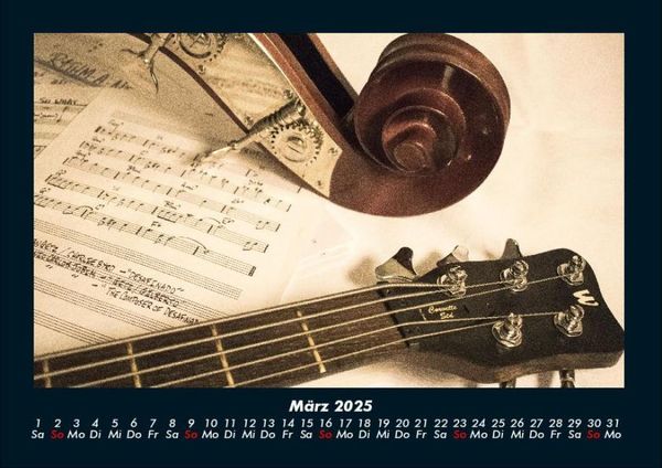 Produktbild: Musik 2025 Fotokalender DIN A4