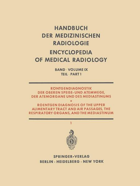 Produktbild: R&ouml;ntgendiagnostik der Oberen Speise- und Atemwege, der Atemorgane und des Mediastinums