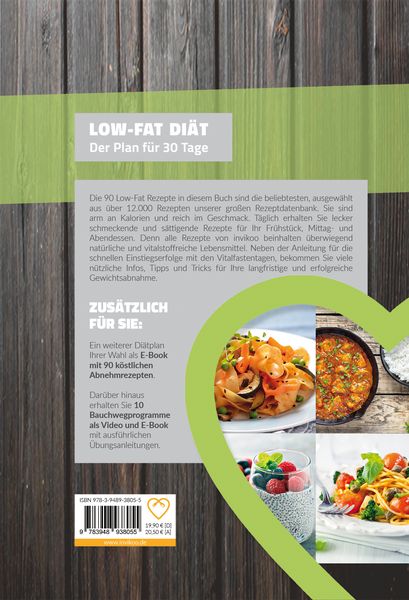 Produktbild: Low Fat Di&auml;tplan - Ern&auml;hrungsplan zum Abnehmen f&uuml;r 30 Tage