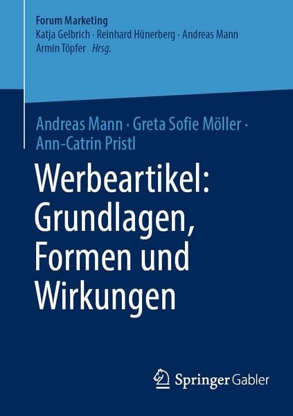 Produktbild: Werbeartikel: Grundlagen, Formen und Wirkungen
