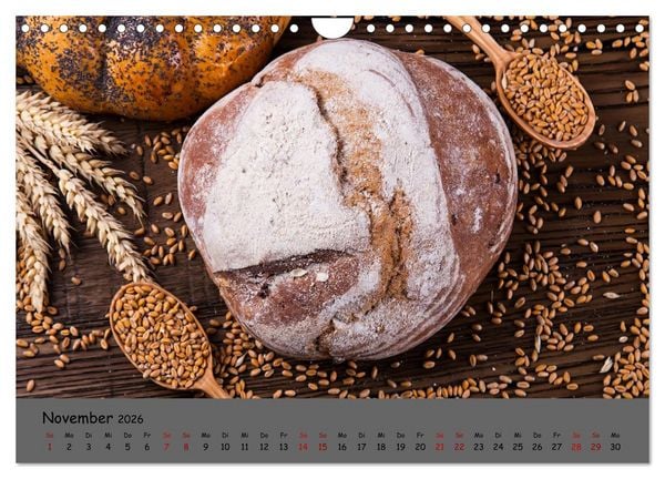 Produktbild: Mein Brotkalender (Wandkalender 2026 DIN A4 quer), CALVENDO Monatskalender
