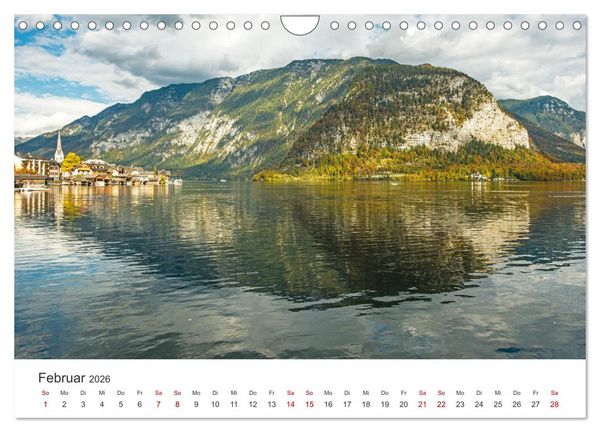 Produktbild: Hallstatt - Die Perle &Ouml;sterreichs (Wandkalender 2026 DIN A4 quer), CALVENDO Monatskalender