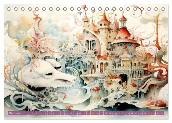 Produktbild: Ein Besuch in fernen Universen (Tischkalender 2026 DIN A5 quer), CALVENDO Monatskalender