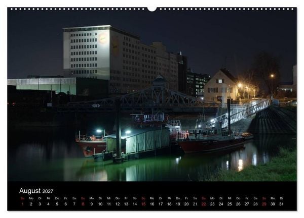 Produktbild: K&ouml;ln bei Nacht (hochwertiger Premium Wandkalender 2027 DIN A2 quer), Kunstdruck in Hochglanz