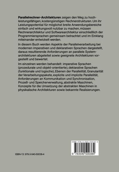 Produktbild: Parallelrechner-Architekturen