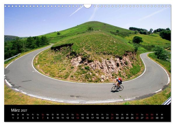 Produktbild: Pyren&auml;enp&auml;sse mit dem Rennrad 2027 (Wandkalender 2027 DIN A3 quer), CALVENDO Monatskalender