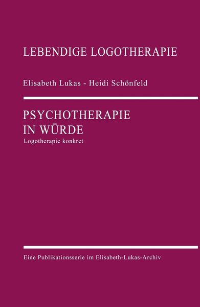 Produktbild: Psychotherapie in W&uuml;rde