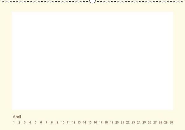 Produktbild: Immerw&auml;hrender Kalender zum selber Gestalten (Wandkalender immerw&auml;hrend DIN A2 quer)