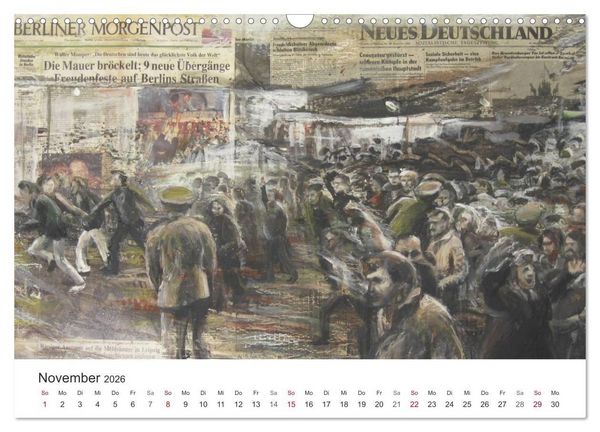 Produktbild: Berlin erlebt und gemalt - Ren&eacute;e K&ouml;nig (Wandkalender 2026 DIN A3 quer), CALVENDO Monatskalender