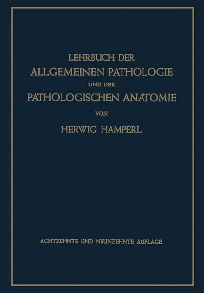 Produktbild: Lehrbuch der Allgemeinen Pathologie und der Pathologischen Anatomie
