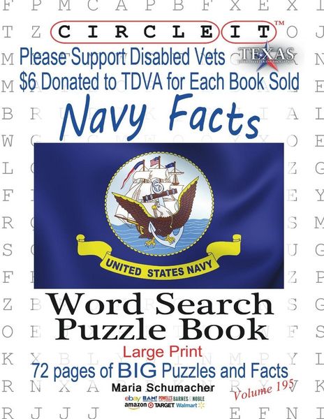Produktbild: Circle It, United States Navy Facts, Word Search, Puzzle Book