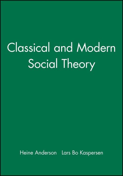 Produktbild: Classical and Modern Social Theory