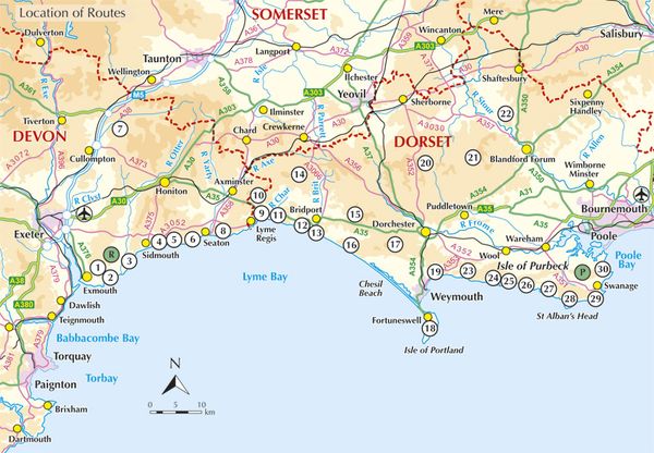 Produktbild: Walking the Jurassic Coast