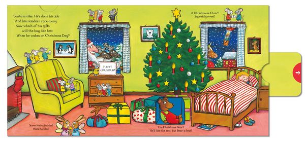 Produktbild: The Christmas Bear: A Push, Pull and Slide Book