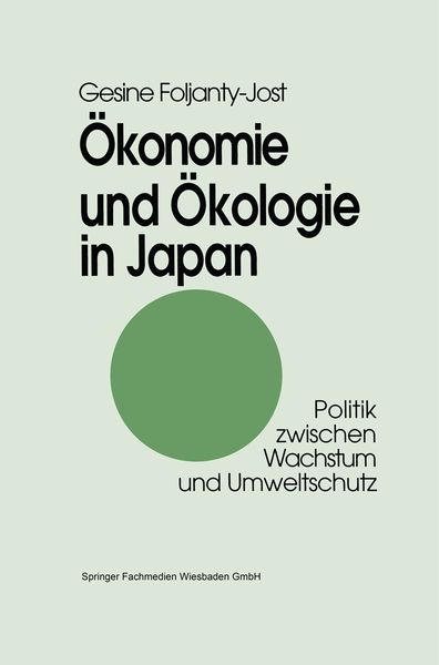 Produktbild: &Ouml;konomie und &Ouml;kologie in Japan