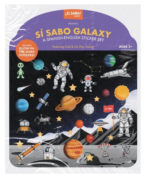 Produktbild: Space Sticker Book: Reusable Puffy Sticker Activity Book for Kids