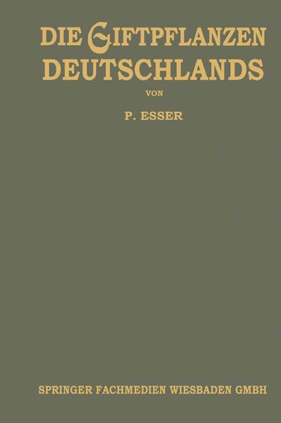 Produktbild: Die Giftpflanzen Deutschlands