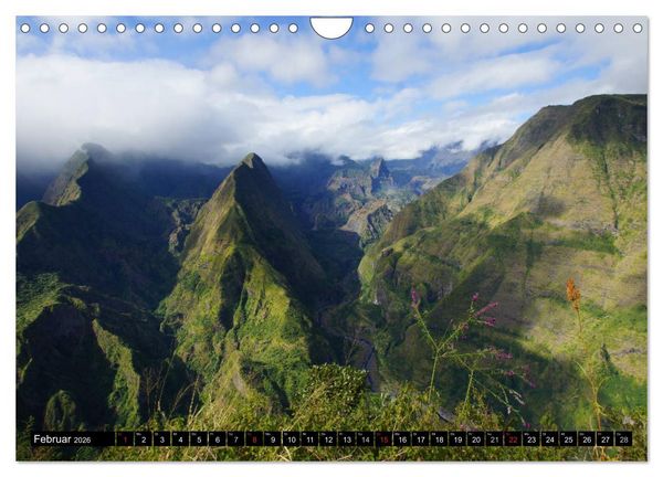 Produktbild: La R&eacute;union - Paradies im indischen Ozean (Wandkalender 2026 DIN A4 quer), CALVENDO Monatskalender