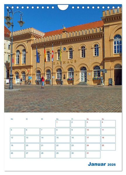 Produktbild: Residenzstadt Schwerin - Mecklenburg-Vorpommern - Terminplaner (Wandkalender 2026 DIN A4 hoch), CALVENDO Monatskalender