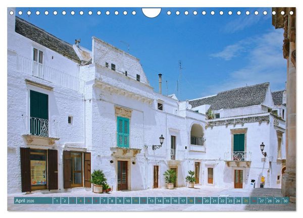 Produktbild: Facettenreiches Apulien (Wandkalender 2026 DIN A4 quer), CALVENDO Monatskalender