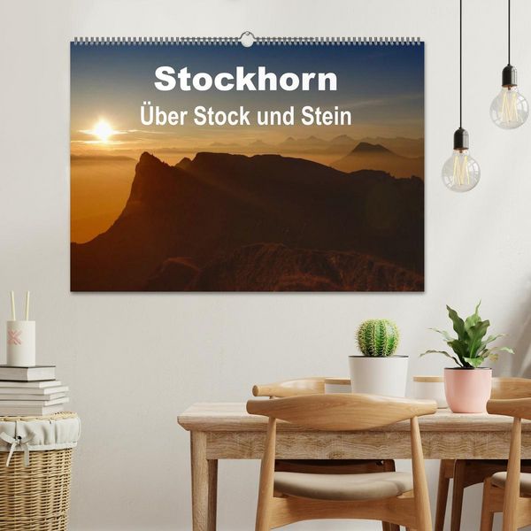 Produktbild: Stockhorn &ndash; &Uuml;ber Stock und Stein (Wandkalender 2026 DIN A2 quer), CALVENDO Monatskalender