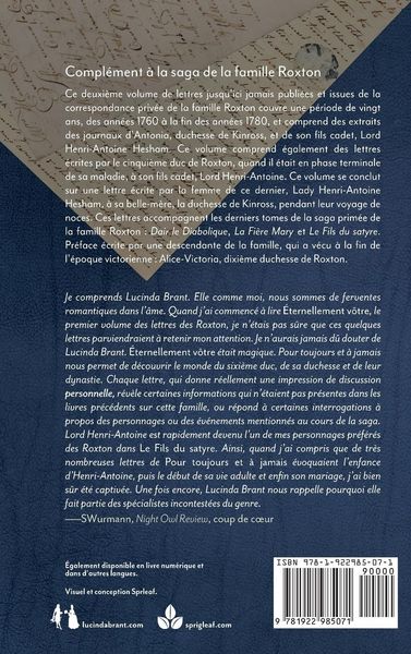 Produktbild: Pour toujours et &agrave; jamais
