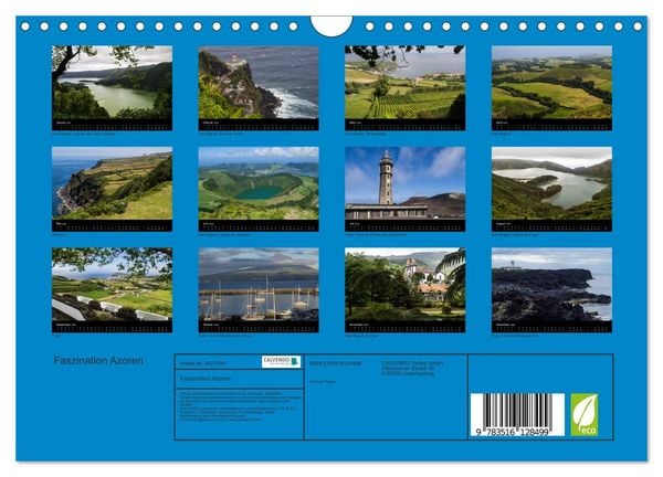 Produktbild: Faszination Azoren (Wandkalender 2026 DIN A4 quer), CALVENDO Monatskalender