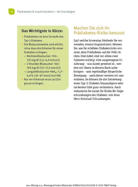 Produktbild: Warnsignal hoher Blutzucker