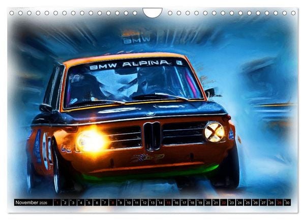 Produktbild: Automobil Voiture Car (Wandkalender 2026 DIN A4 quer), CALVENDO Monatskalender