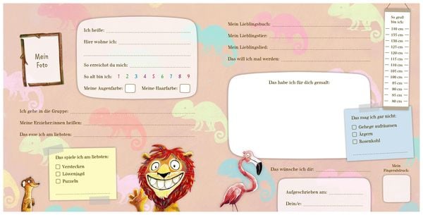 Produktbild: Mein gro&szlig;es Zoo Kindergarten-Freundebuch