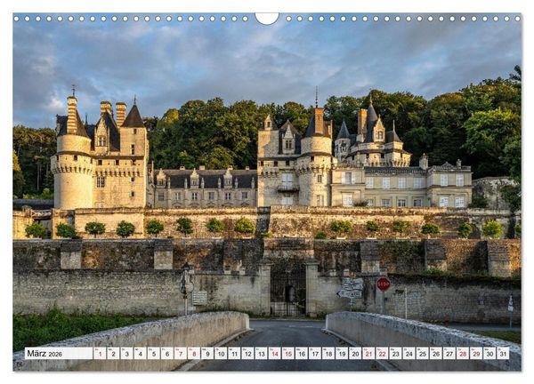 Produktbild: Die Schl&ouml;sser im Tal der Loire (Wandkalender 2026 DIN A3 quer), CALVENDO Monatskalender