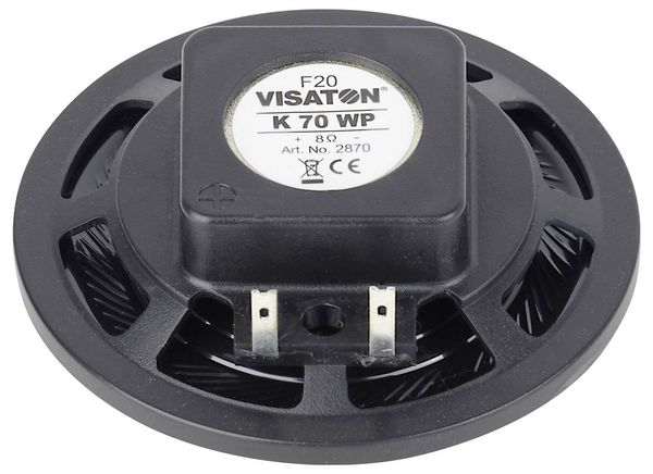 Produktbild: Visaton K 70 WP - 8 Ohm 2.8 Zoll 7cm Breitb&auml;nder 8Ω Kunststoff-Membran