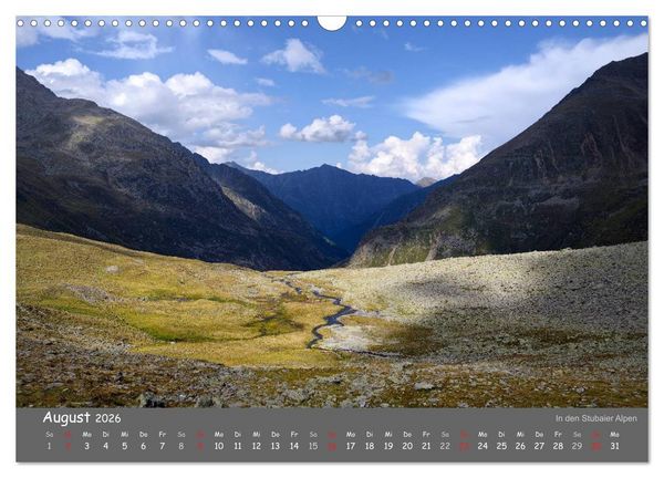 Produktbild: Traumhafte Bergwelt Kalender (Wandkalender 2026 DIN A3 quer), CALVENDO Monatskalender
